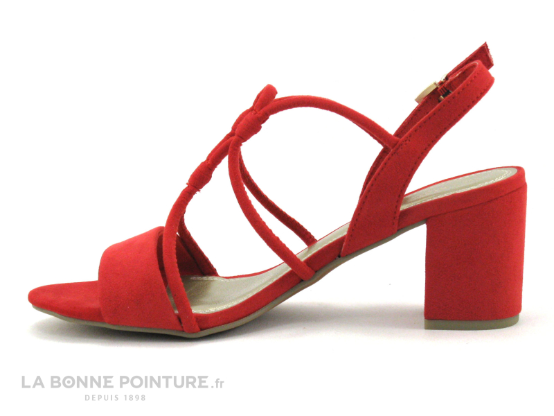 Marco Tozzi 2-28308-28 Red - Sandale Rouge - Talon Large 3 Marco Tozzi 2-28308-28 Red - Sandale Rouge - Talon Large – Image 3