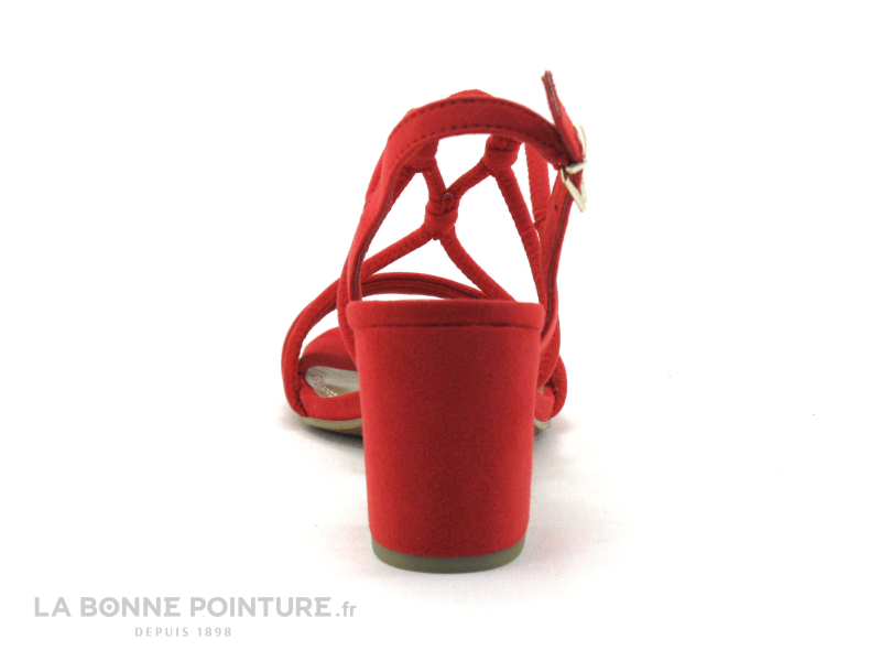 Marco Tozzi 2-28308-28 Red - Sandale Rouge - Talon Large 4 Marco Tozzi 2-28308-28 Red - Sandale Rouge - Talon Large – Image 4