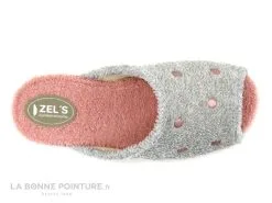 ZEL'S Zels 6439 Gris Rose - Pantoufle Mule Femme Bout Ouvert -Magasin De Chaussures cd24607c73b9e66c561f35ea11d5d5ef img 9520.jpg 171008