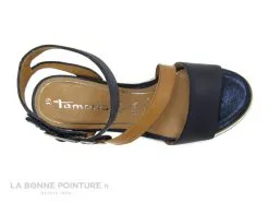 Tamaris 1-28021-26 839 Navy Nut - Sandale Talon Compense -Magasin De Chaussures cd24607c73b9e66c561f35ea11d5d5ef img 9545.jpg 159376