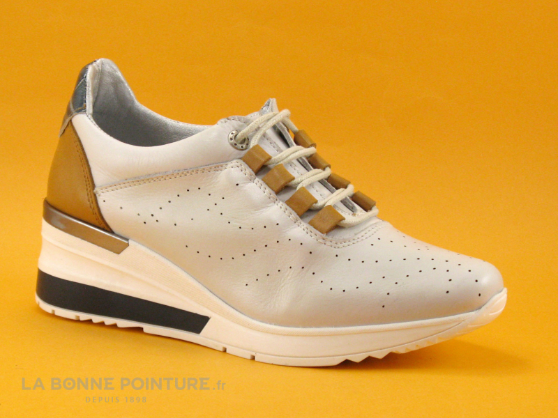 Bran's Brans 13538GHI - Gris - Camel - Bleu Croco - Basket Compensee Femme 5 Bran's Brans 13538GHI - Gris - Camel - Bleu Croco - Basket Compensee Femme – Image 5