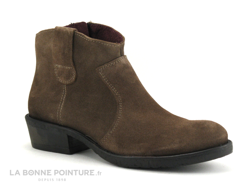 Bran's Brans 8065 Nubuck Marron - Bottine Femme 5 Bran's Brans 8065 Nubuck Marron - Bottine Femme – Image 5
