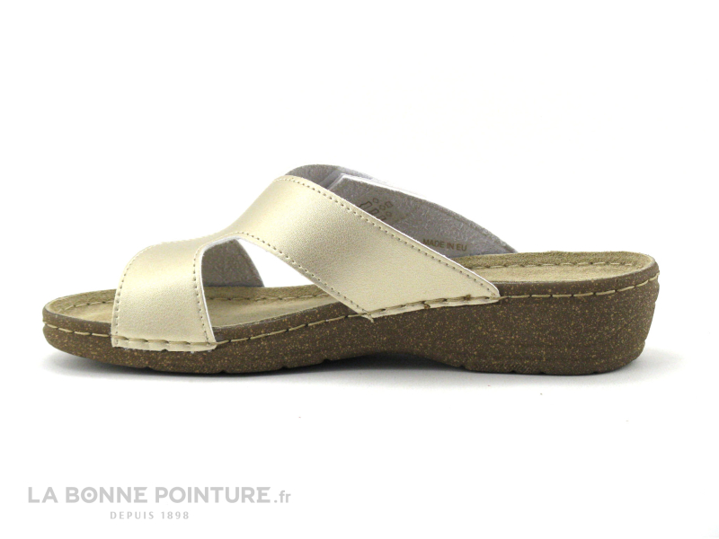Flex Is By Patrizia Azzi 10673 - Platine - Mule Femme Metallisee 2 Flex Is By Patrizia Azzi 10673 - Platine - Mule Femme Metallisee – Image 2