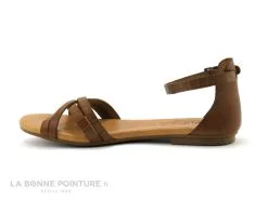 Kaola 580 Marron - Sandale Plate Bride Cheville - Femme -Magasin De Chaussures cd24607c73b9e66c561f35ea11d5d5ef img 9745.jpg 159601