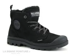 Palladium PAMPA HI Zip Black - 95982-010M - Chaussure Montante F