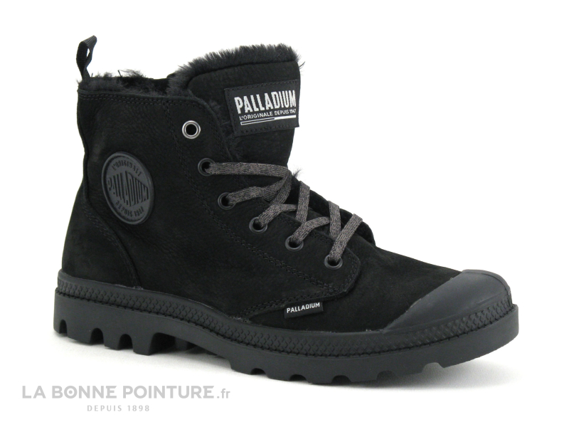 Palladium PAMPA HI Zip Black - 95982-010M - Chaussure Montante F 1 Palladium PAMPA HI Zip Black - 95982-010M - Chaussure Montante F