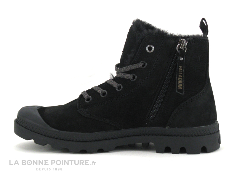 Palladium PAMPA HI Zip Black - 95982-010M - Chaussure Montante F 3 Palladium PAMPA HI Zip Black - 95982-010M - Chaussure Montante F – Image 3