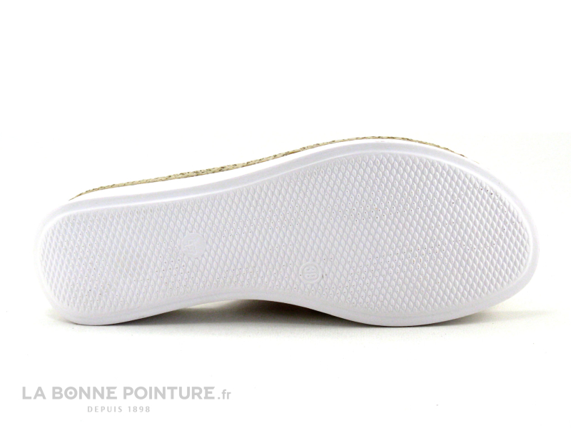 Pedi Girl ZAK Blanc Orange - Mule Femme Semelle Compensee 6 Pedi Girl ZAK Blanc Orange - Mule Femme Semelle Compensee – Image 6