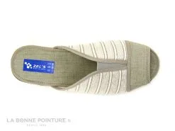 ZEL'S Zels 9294 Tabacco - Pantoufle Mule Beige - Argent - Rayures -Magasin De Chaussures cd24607c73b9e66c561f35ea11d5d5ef img 9914.jpg 159862