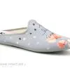 ZEL'S Zels 4513 Gris - Rose - Keep Life Simple - Pantoufle Mule Femme