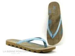 Moran's Morans MUROAD Bleu - Tong Femme Bleu Turquoise